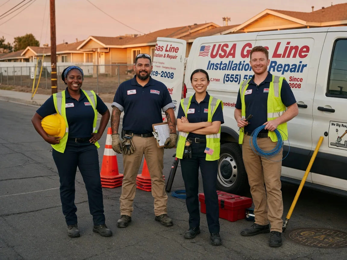 Gas Line Installation company in Preston, MS